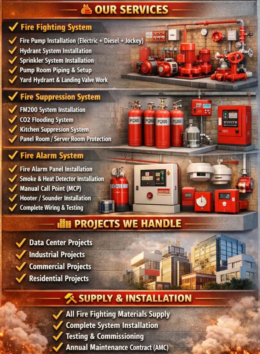 Inder Delhi Fire Safety Project 7
